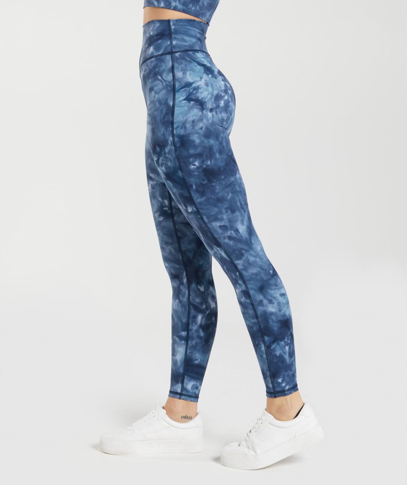 Gymshark Elevate Leggings Dam Blå | SE-93540F