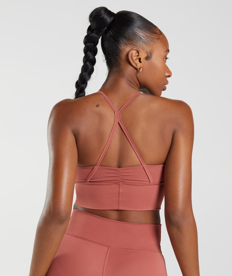 Gymshark Elevate Longline Sport Bh Dam Rosa | SE-75140R