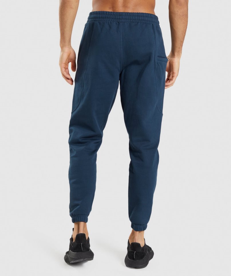 Gymshark Essential Mjukisbyxor Herr Marinblå | SE-15987W