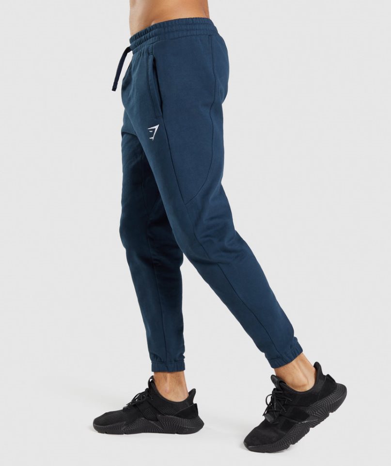 Gymshark Essential Mjukisbyxor Herr Marinblå | SE-15987W