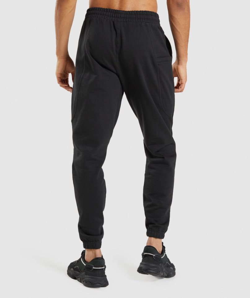 Gymshark Essential Mjukisbyxor Herr Svarta | SE-90467V