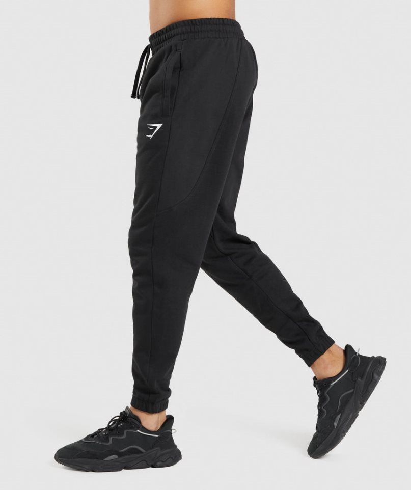 Gymshark Essential Mjukisbyxor Herr Svarta | SE-90467V