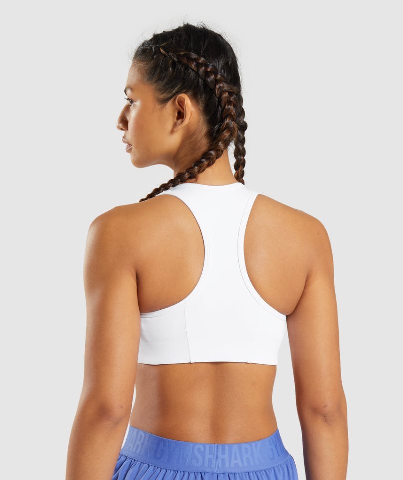 Gymshark Essential Racer Back Sport Bh Dam Vita | SE-25987N