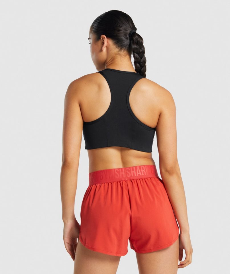 Gymshark Essential Racer Back Sport Bh Dam Svarta | SE-75214G