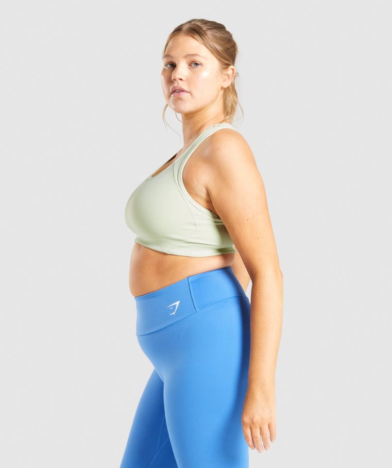 Gymshark Essential Racer Back Sport Bh Dam Mintgröna | SE-97624X