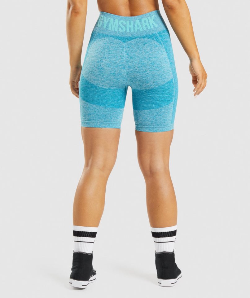 Gymshark Flex Cycling Shorts Dam Turkos | SE-36274C