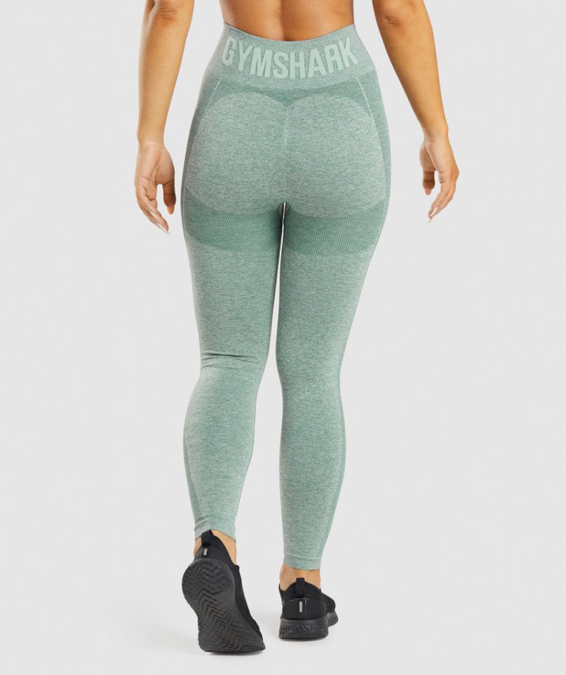 Gymshark Flex High Waisted Leggings Dam Ljusgröna | SE-01576X