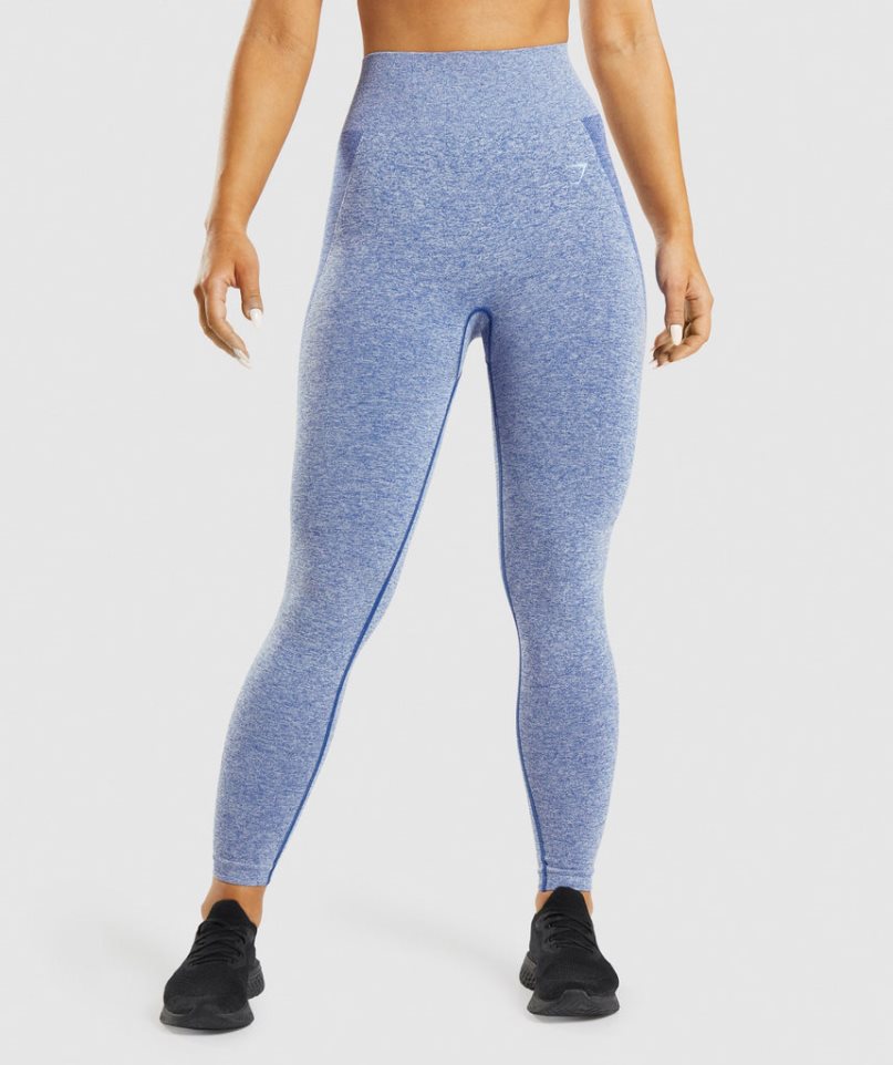 Gymshark Flex High Waisted Leggings Dam Blå | SE-17062C