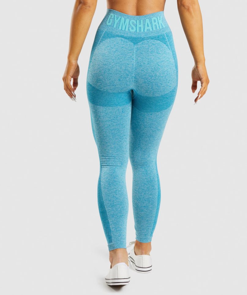 Gymshark Flex High Waisted Leggings Dam Blå | SE-21935I