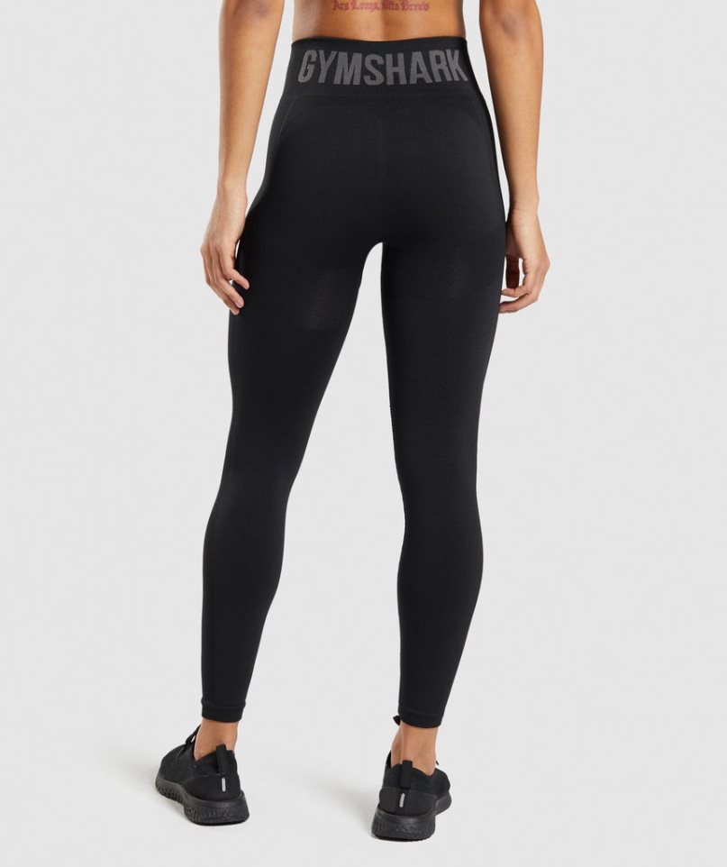 Gymshark Flex High Waisted Leggings Dam Svarta | SE-39078W