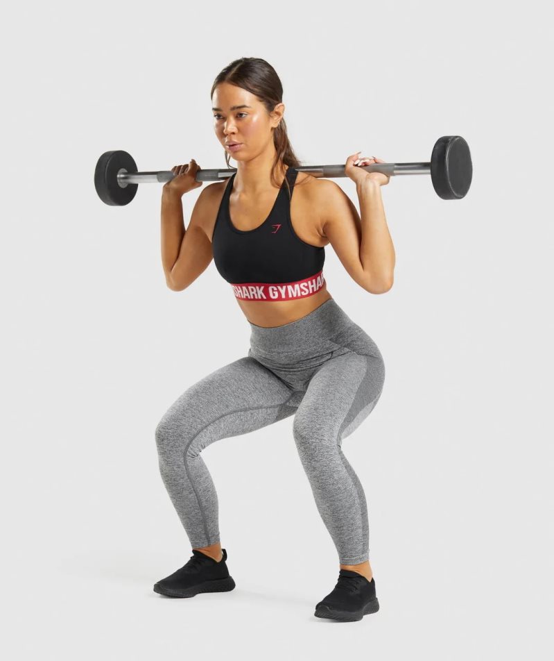 Gymshark Flex High Waisted Leggings Dam Grå | SE-85734L