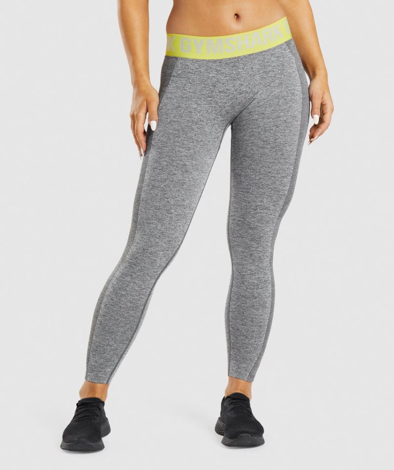 Gymshark Flex Low Rise Leggings Dam Grå | SE-71502Y