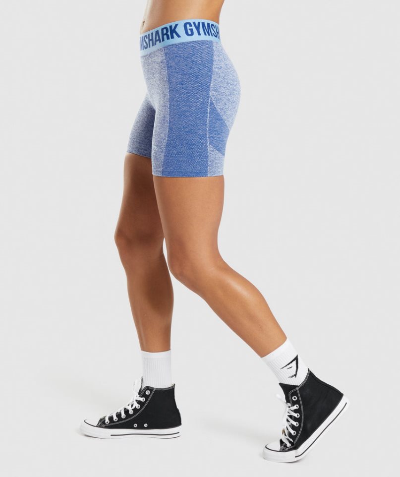 Gymshark Flex Shorts Dam Blå | SE-02564Q