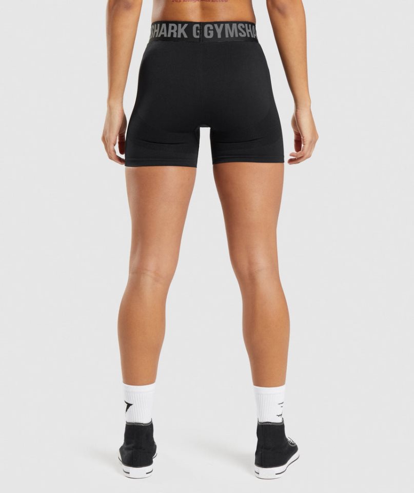 Gymshark Flex Shorts Dam Svarta | SE-19063M