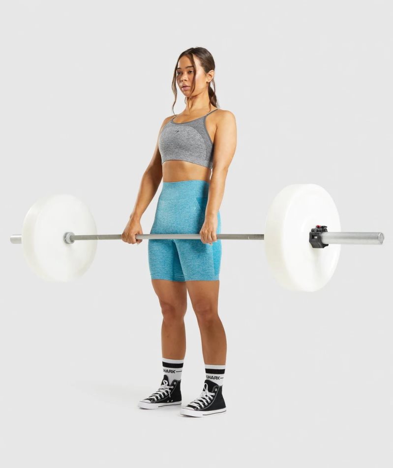 Gymshark Flex Snörade Sport Bh Dam Grå | SE-25938I