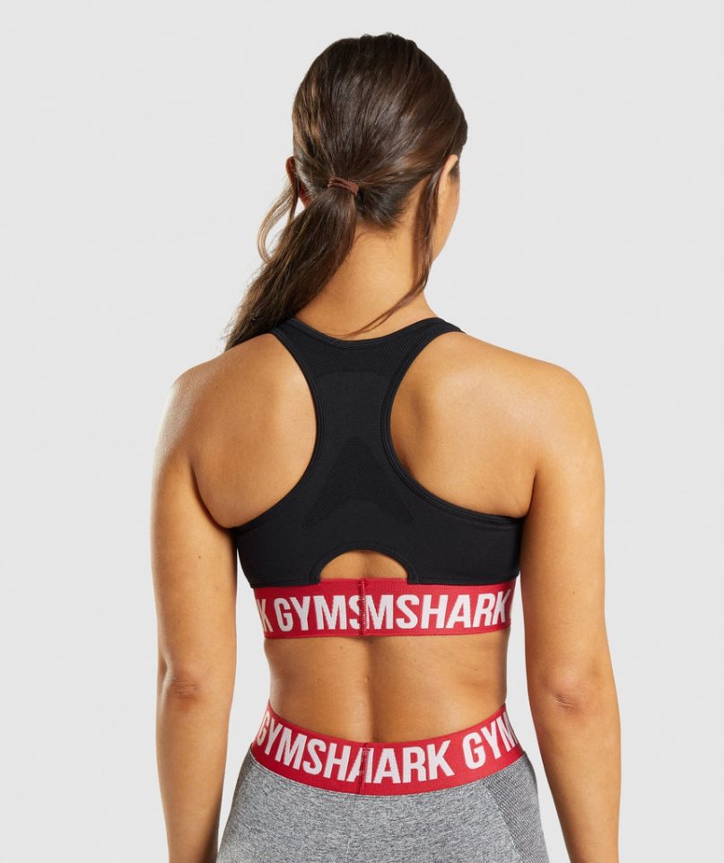 Gymshark Flex Sport Bh Dam Svarta | SE-82675L