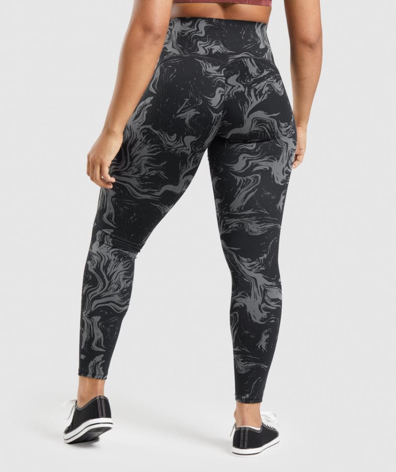 Gymshark GS Power High Rise Leggings Dam Svarta | SE-24580Z