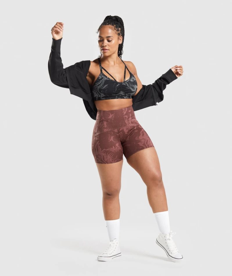 Gymshark GS Power Sport Bh Dam Svarta | SE-28639Z