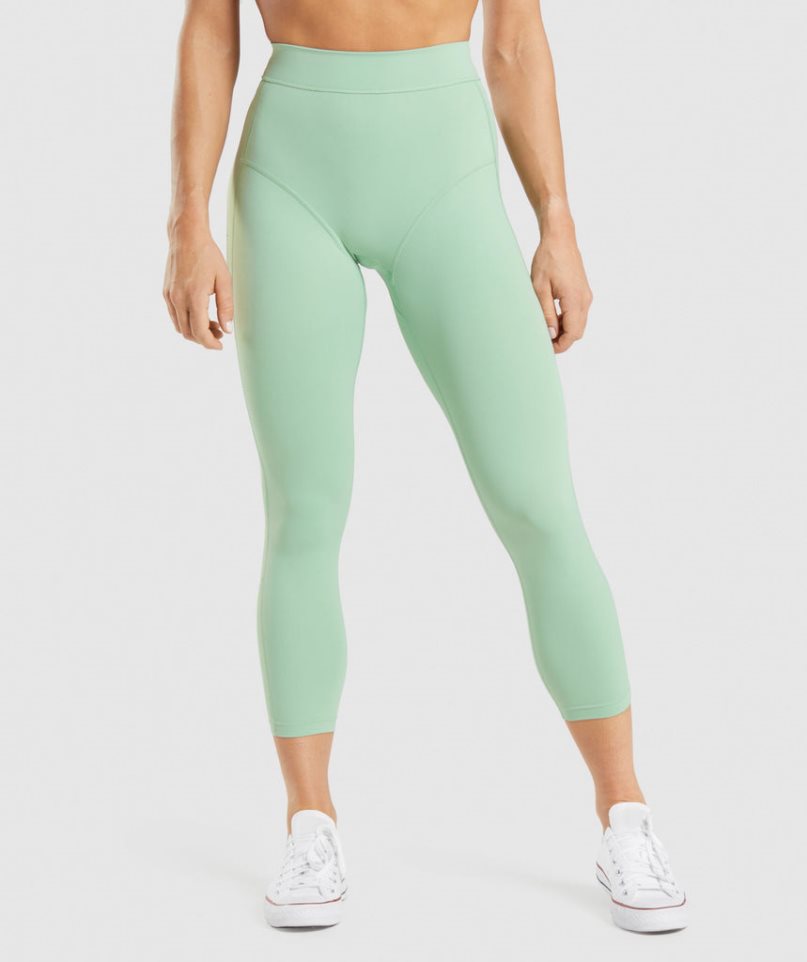 Gymshark KK Fit 7/8 Leggings Dam Ljusgröna | SE-30596W