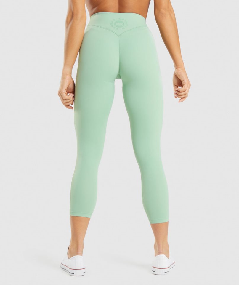 Gymshark KK Fit 7/8 Leggings Dam Ljusgröna | SE-30596W