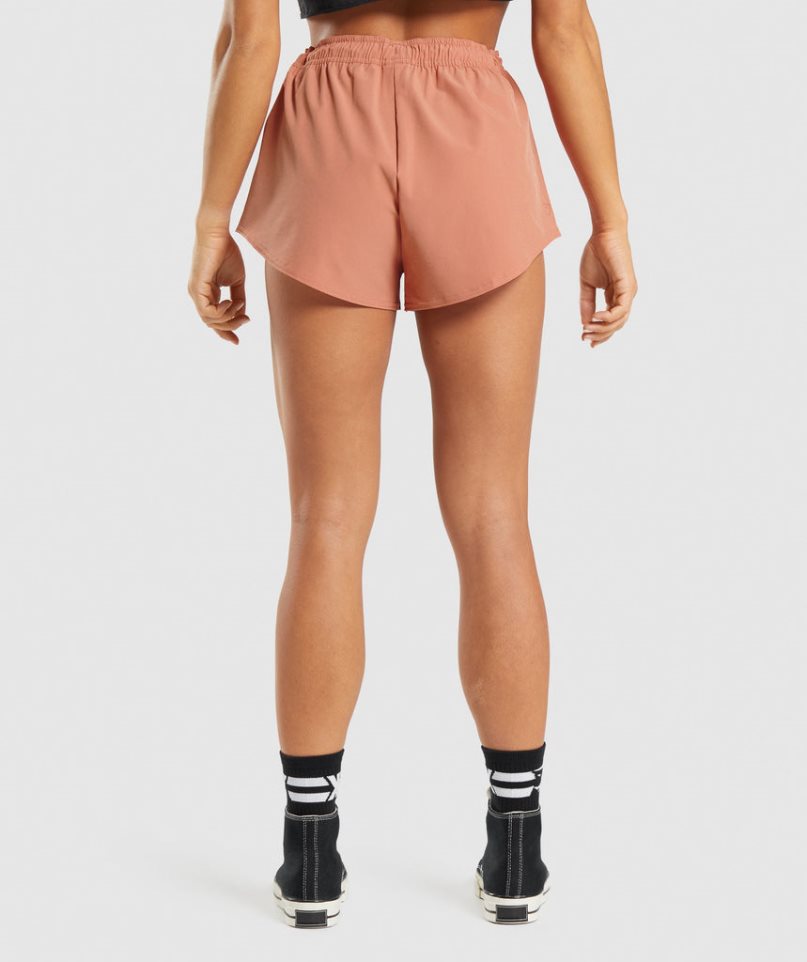 Gymshark KK Fit Woven Shorts Dam Rosa | SE-72613S