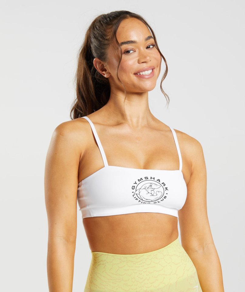 Gymshark Legacy Bandeau Sport Bh Dam Vita | SE-86230B