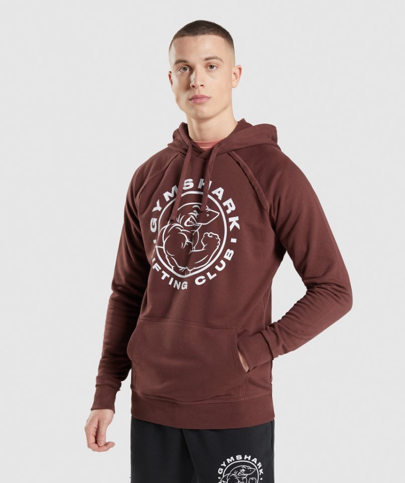 Gymshark Legacy Hoodie Herr Bruna | SE-95136A