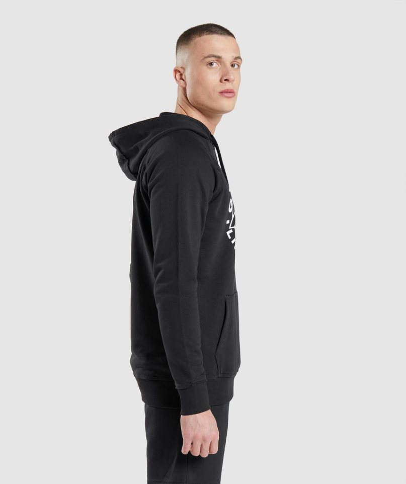 Gymshark Legacy Hoodie Herr Svarta | SE-93581J