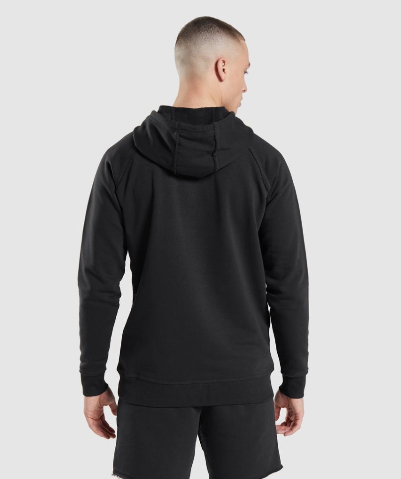 Gymshark Legacy Hoodie Herr Svarta | SE-93581J