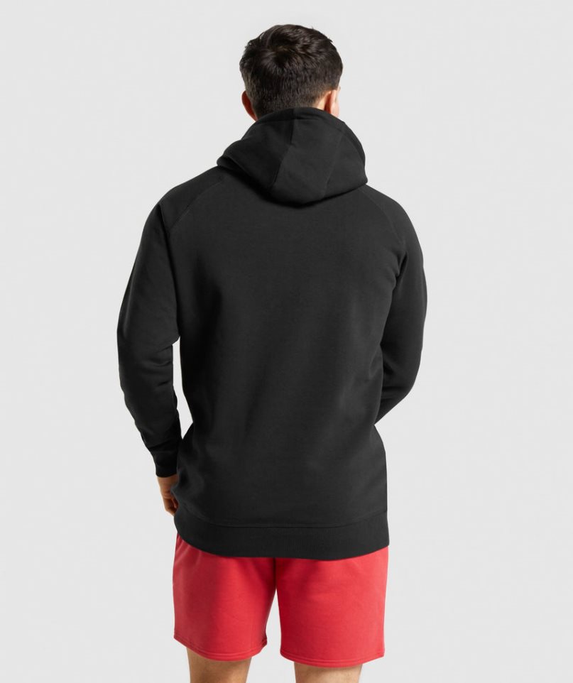 Gymshark Legacy Hoodie Herr Svarta | SE-98563Y