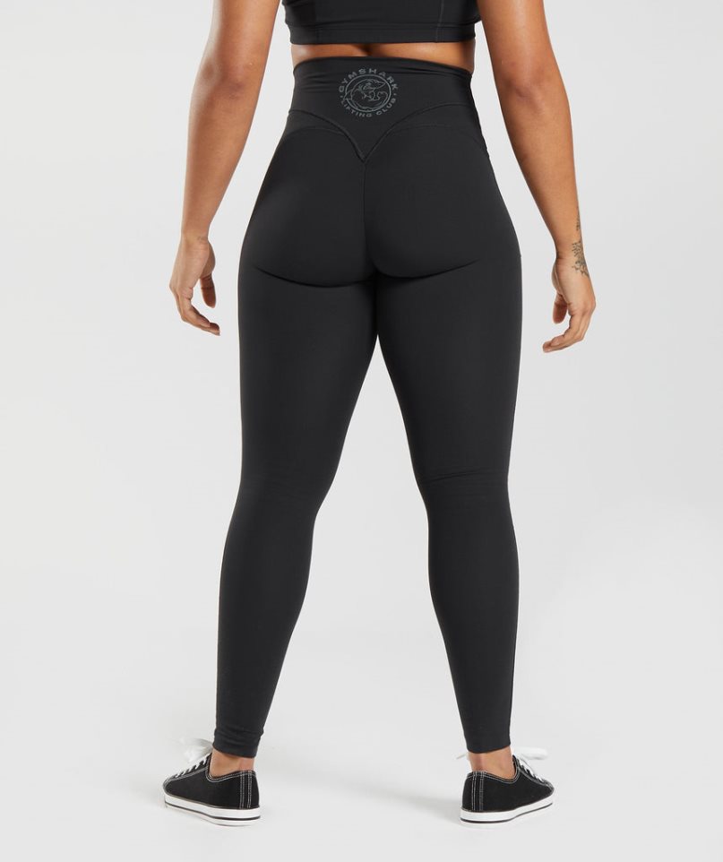 Gymshark Legacy Leggings Dam Svarta | SE-74925O