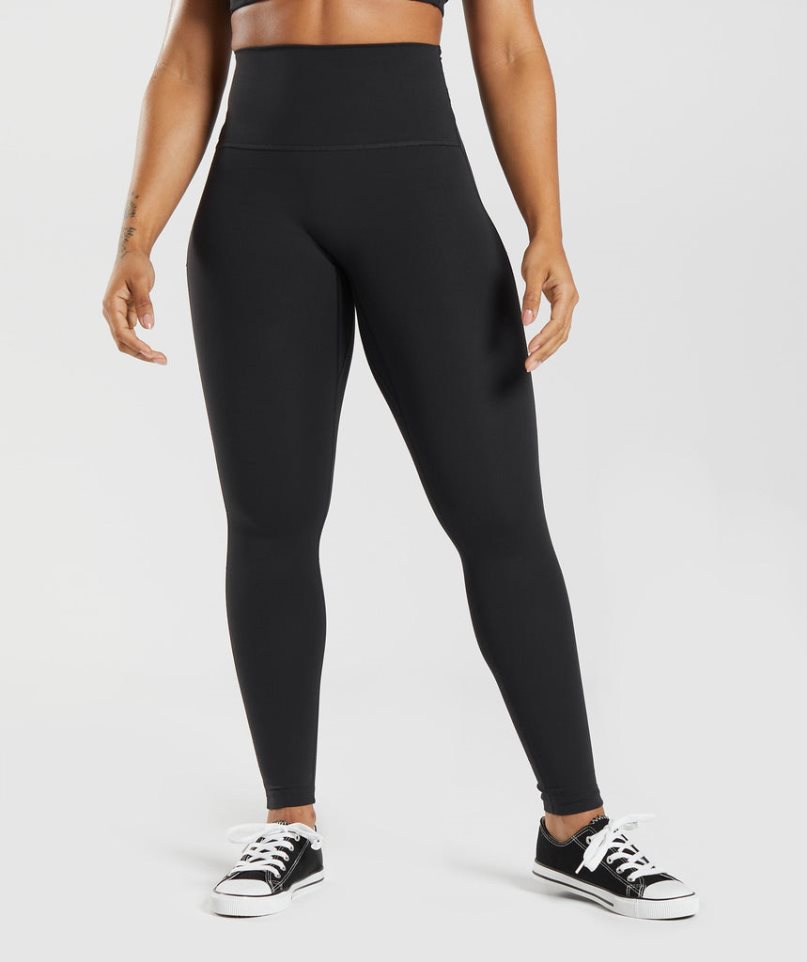 Gymshark Legacy Leggings Dam Svarta | SE-74925O