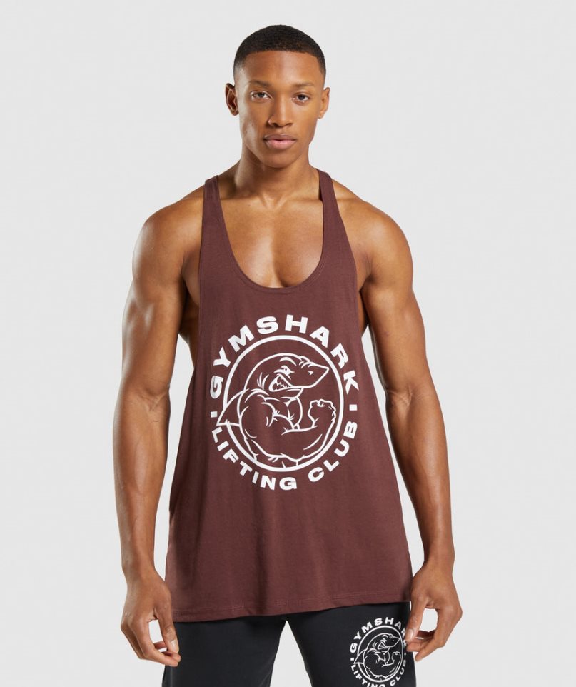 Gymshark Legacy Stringer Linnen Herr Vinröda | SE-52083E