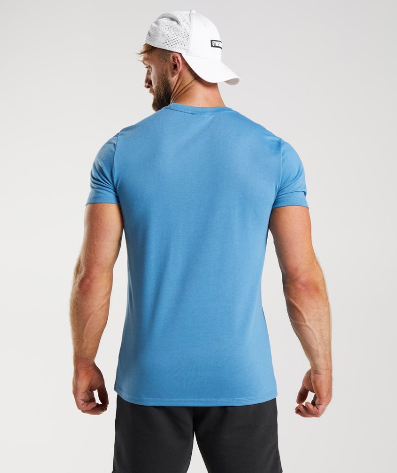 Gymshark Legacy T-shirt Herr Blå | SE-18463G