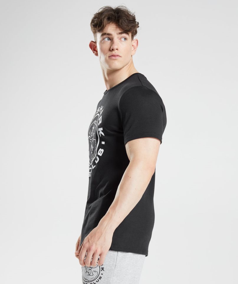 Gymshark Legacy T-shirt Herr Svarta | SE-52470C