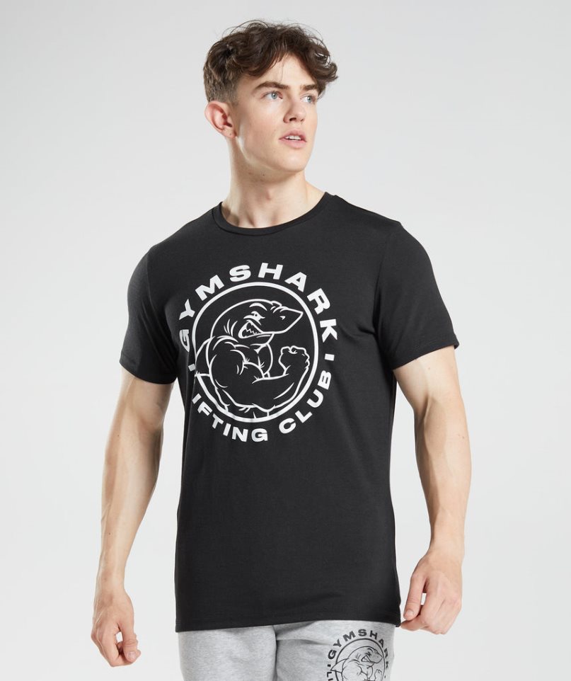 Gymshark Legacy T-shirt Herr Svarta | SE-52470C