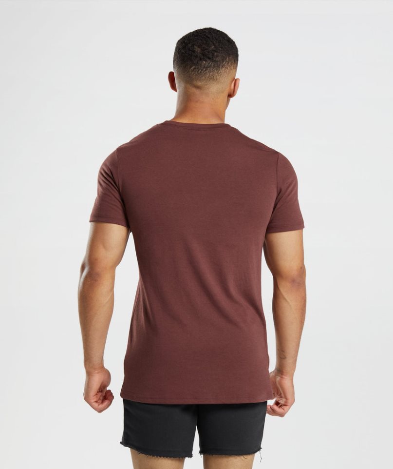 Gymshark Legacy T-shirt Herr Vinröda | SE-08169G