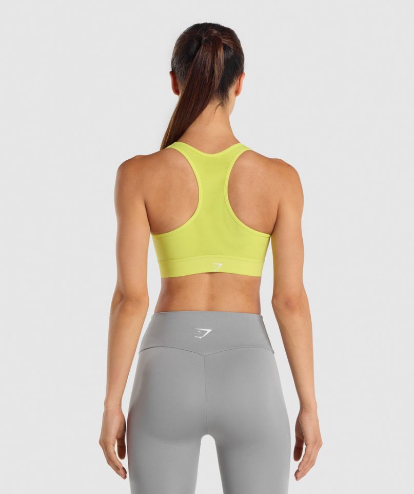 Gymshark Lätta High Support Sport Bh Dam Gula | SE-58230J