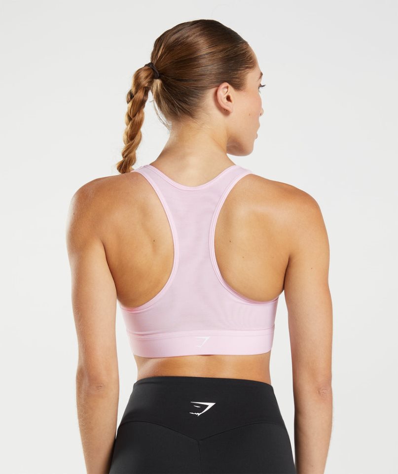 Gymshark Lätta High Support Sport Bh Dam Rosa | SE-85390R