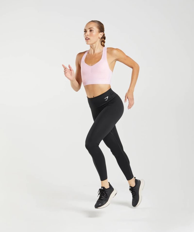 Gymshark Lätta High Support Sport Bh Dam Rosa | SE-85390R