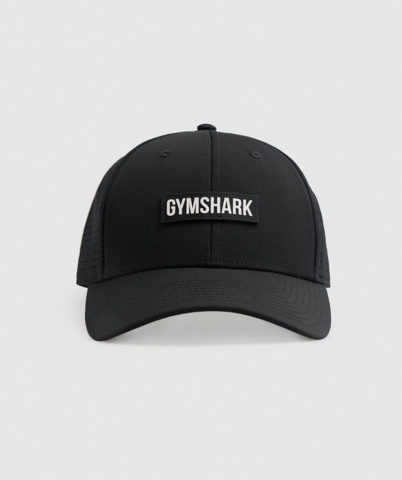 Gymshark Mesh Snapback Kepsar Svarta | SE-72634M