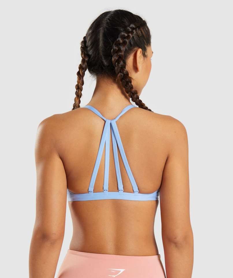 Gymshark Minimal Sport Bh Dam Blå | SE-83512M