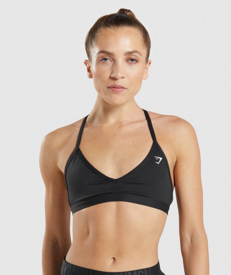 Gymshark Minimal Sport Bh Dam Svarta | SE-92364T