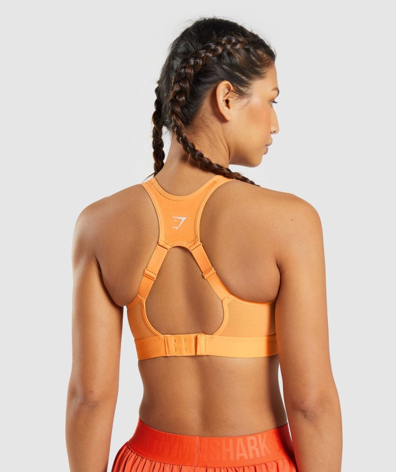 Gymshark Open Back Sport Bh Dam Orange | SE-82497Q