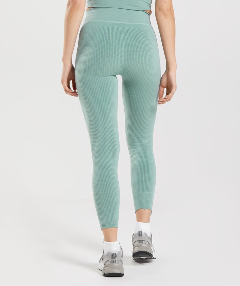 Gymshark Pause Seamless Leggings Dam Ljusgröna | SE-97431R