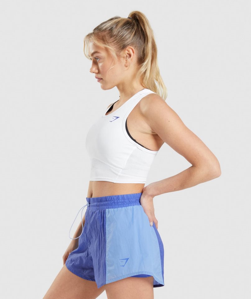 Gymshark Pulse Crop Linnen Dam Vita | SE-36159B