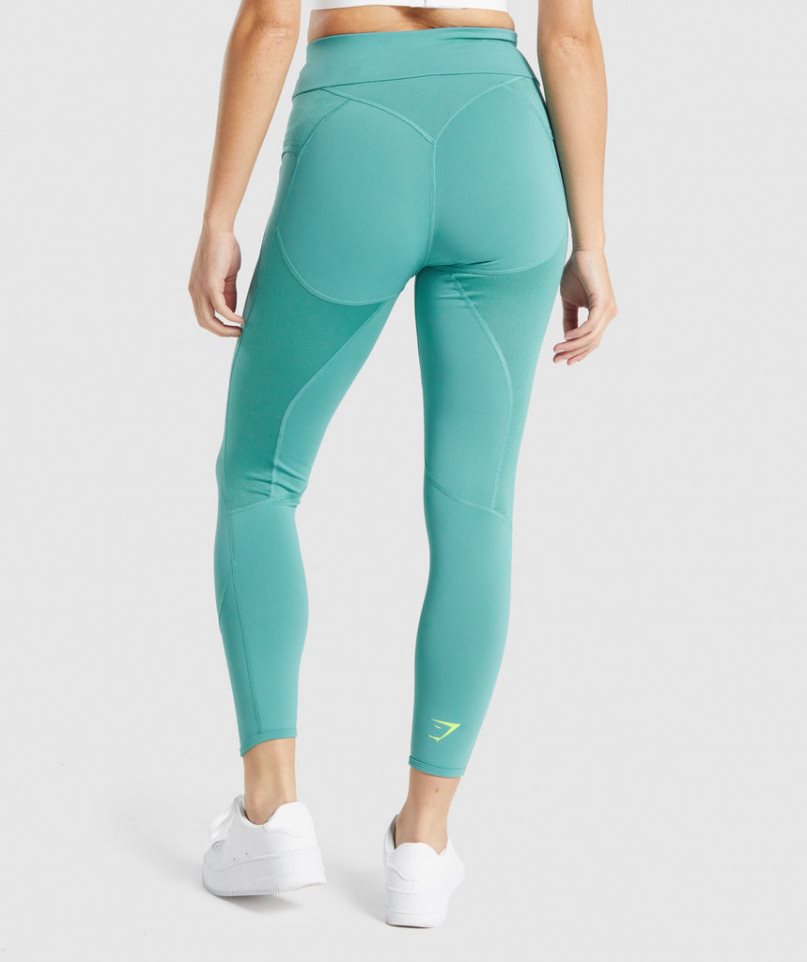 Gymshark Pulse Leggings Dam Turkos | SE-86971S