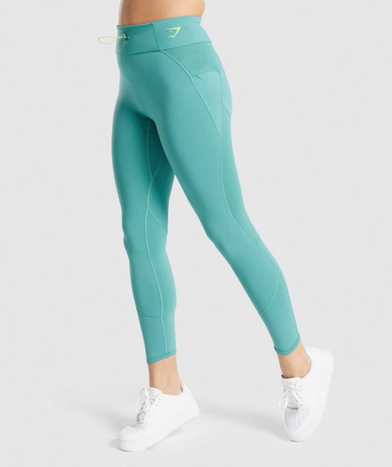 Gymshark Pulse Leggings Dam Turkos | SE-86971S