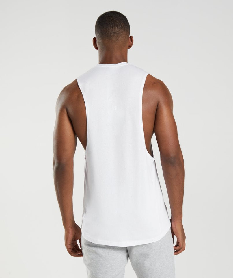 Gymshark React Drop Arm Linnen Herr Vita | SE-54129V