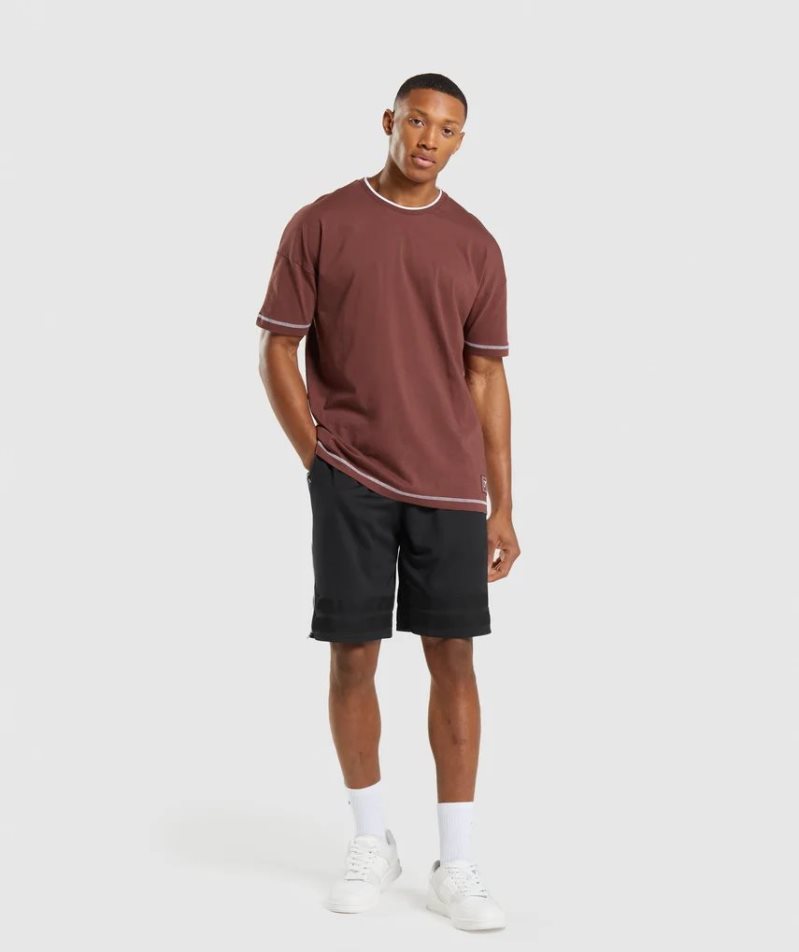 Gymshark Recess Basketball Shorts Herr Svarta | SE-16237N